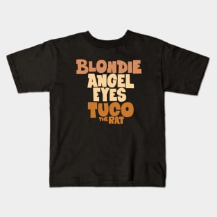 Sergio Leone - The Good, the Bad, and the Ugly Tribute Kids T-Shirt